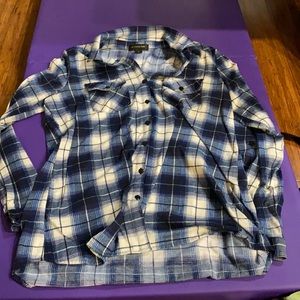 Blue Checkered Flannel